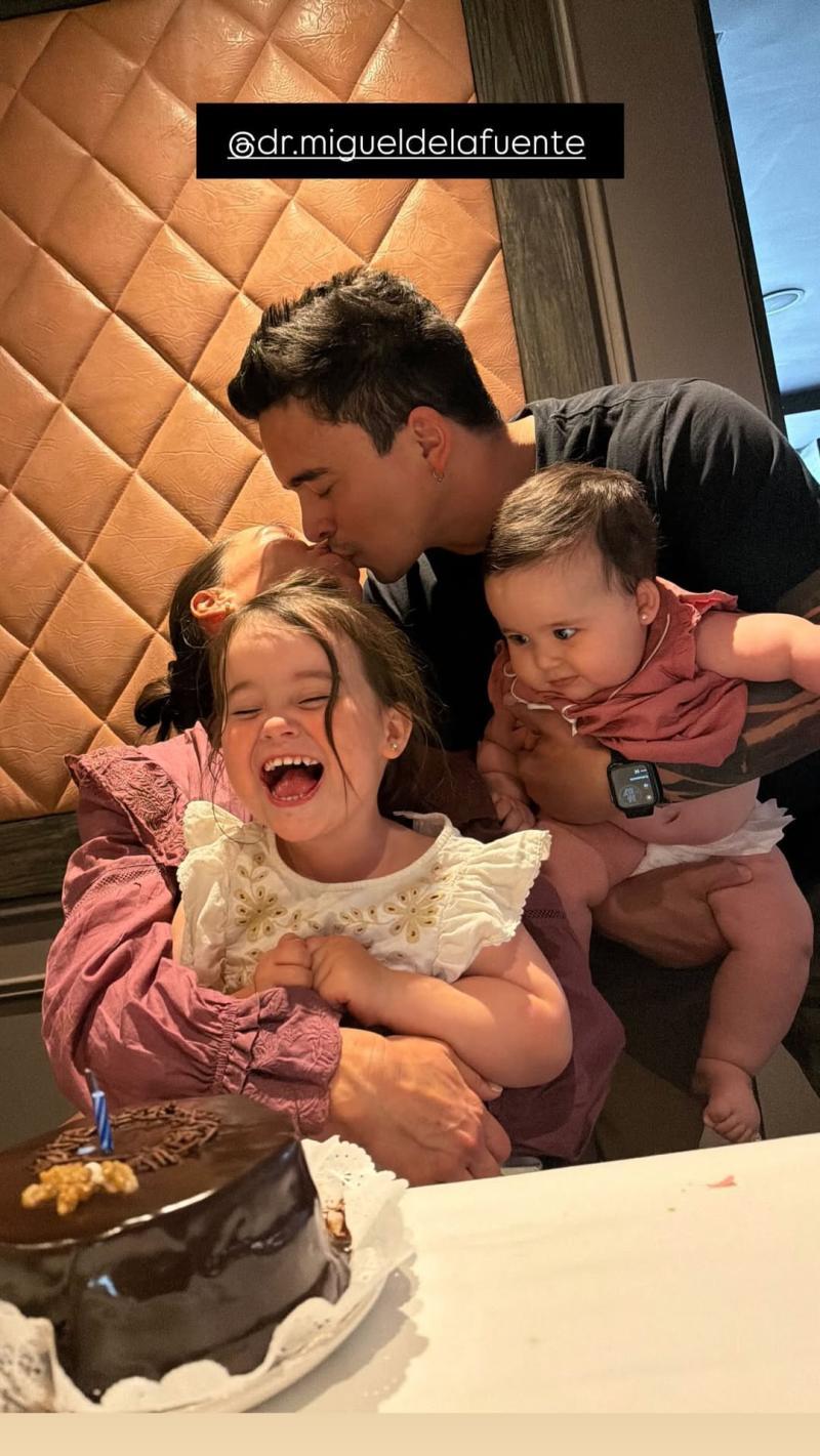 Miguel de la Fuente y Vale Roth en el cumpleaños de la exgimnasta | Instagram