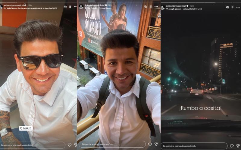 Edmundo Varas en Canal 13 durante cumpleaños de su hija Florencia | Instagram