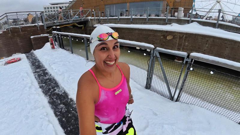 Bárbara Hernández en Mundial de Finlandia. Créditos: Bárbara Hernández.