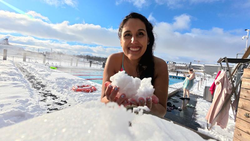 Bárbara Hernández en Finlandia. Créditos: Bárbara Hernández.