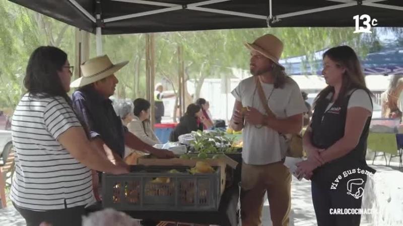 Carlo von Mühlenbrock en mercado de INDAP. Créditos: 13C