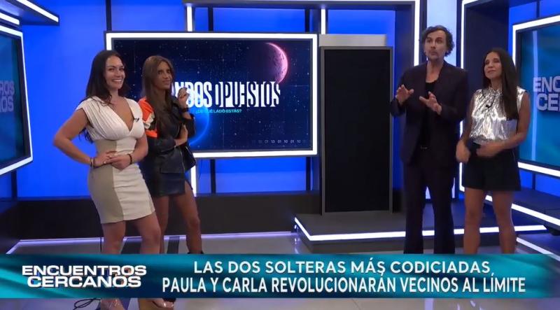 Paula Pavic y Carla Ballero fueron las primeras invitadas a "Encuentros Cercanos".