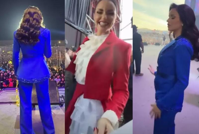 Emilia Dides animando la Fiesta de la Pampilla 2025 | Instagram