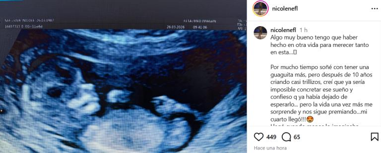 Anuncio de Nicole Nef y Rodrigo Delgado: Fuente Instagra, Página 7