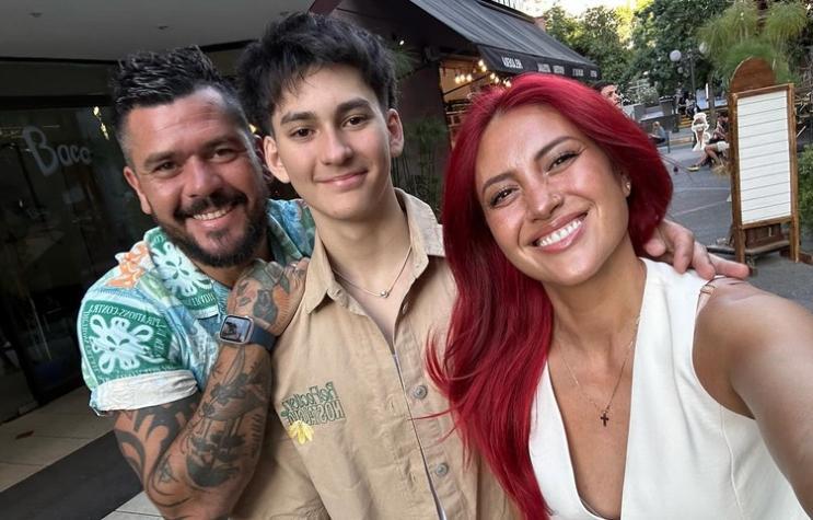 Juan Pedro Verdier y Karen Paola, junto a su hijo Guillermo | Instagram