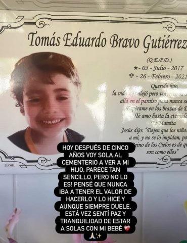 Madre de Tomás Bravo | Instagram