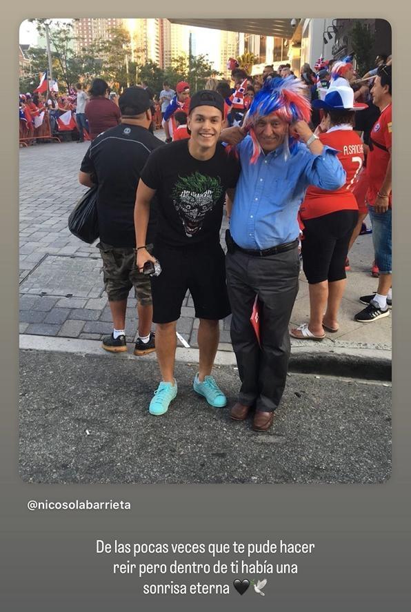 Nicolás Solabarrieta comunicó la muerte de su abuelo Ciro mientras su padre se encontraba en Perú por trabajo | Instagram