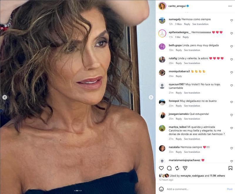 Carolina Arregui genera debate en sus redes sociales | Instagram