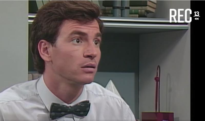 Álvaro Rudolphy en "El Palo al Gato" (1992). Créditos: 13Rec.