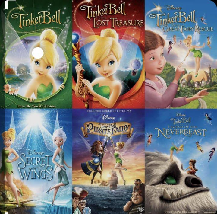 Póster oficial de películas Tinkerbell - Disney