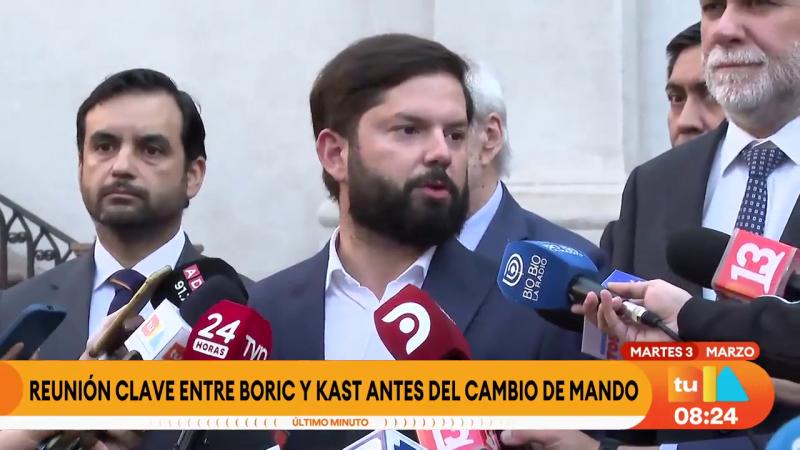 Reunión clave entre Boric y kast antes del cambio de mando