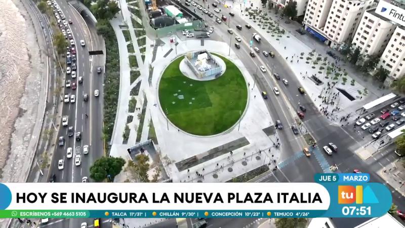 Inauguran nueva Plaza Italia | Tu Día