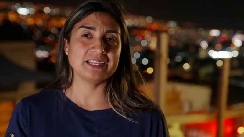 Lilibeth Lazo, presidenta de Comité de Vivienda Monte Sinaí en Viña del Mar. Créditos: Impacto Local de 13C