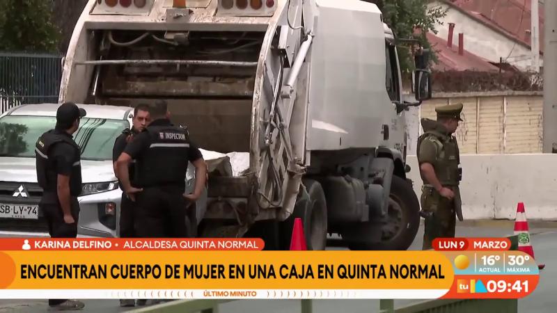 Encuentran cuerpo de mujer en una caja en Quinta Normal | Tu Día