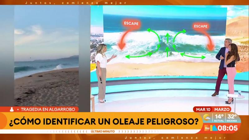 Michelle Adam explica cómo identificar un oleaje peligroso | Tu Día