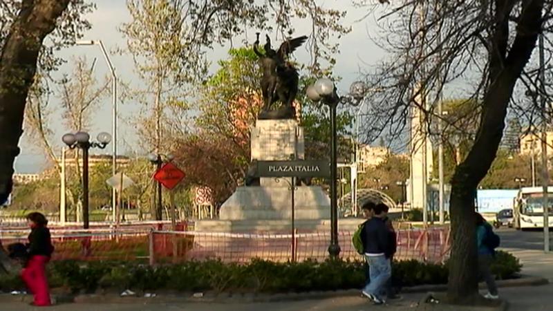 Plaza Italia en 2009. Créditos: 13C