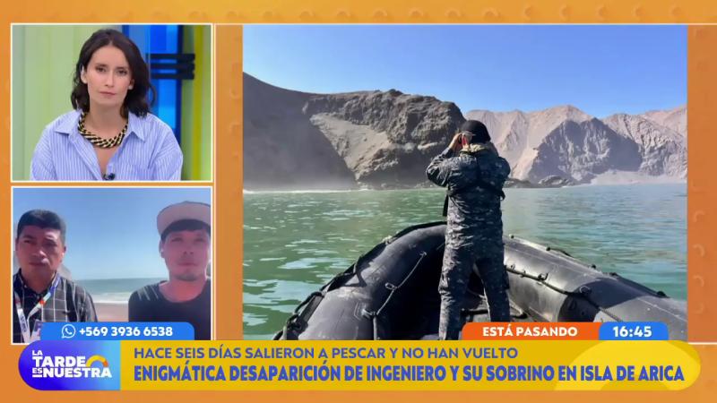 Seis días sin rastro: La angustiante búsqueda de dos pescadores desaparecidos en Arica | La Tarde es Nuestra