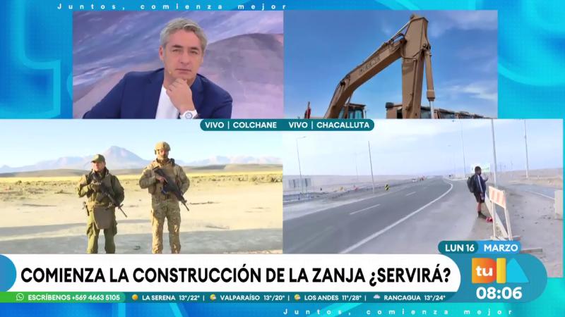 Comienza la construcción de la zanja en el norte del país | Tu Día