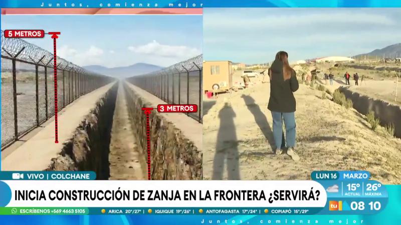 Inicia construcción de zanja en la frontera | Tu Día