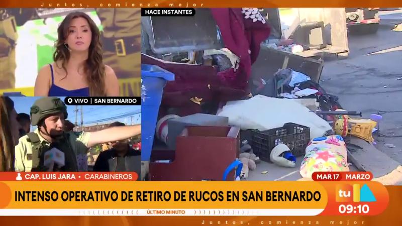 Intenso operativo de retiro de rucos en San Bernardo | Tu Día