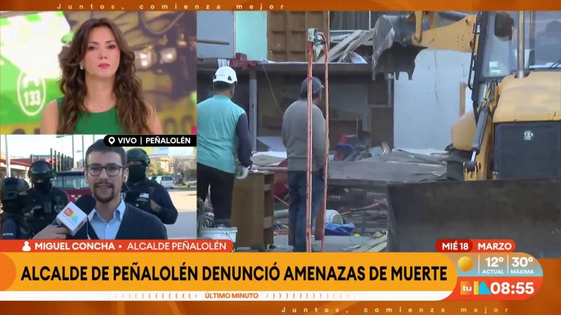 Alcalde de Peñalolén denunció amenazas de muerte | Tu Día