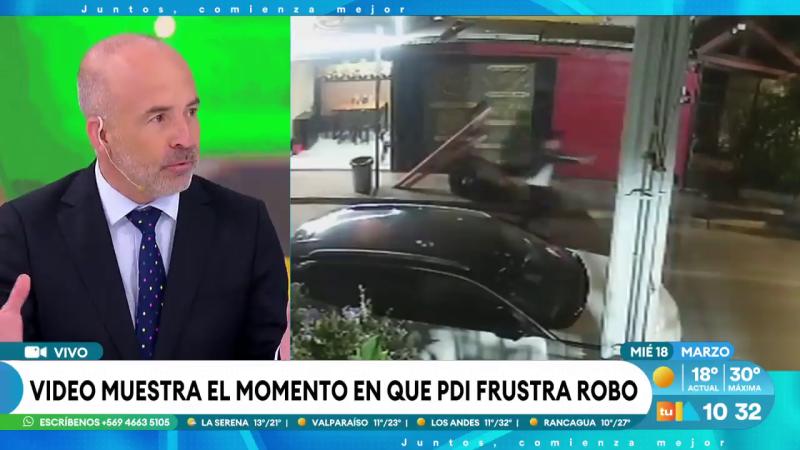 Video muestra el momento en que PDI frustra robo en Estación Central | Tu Día