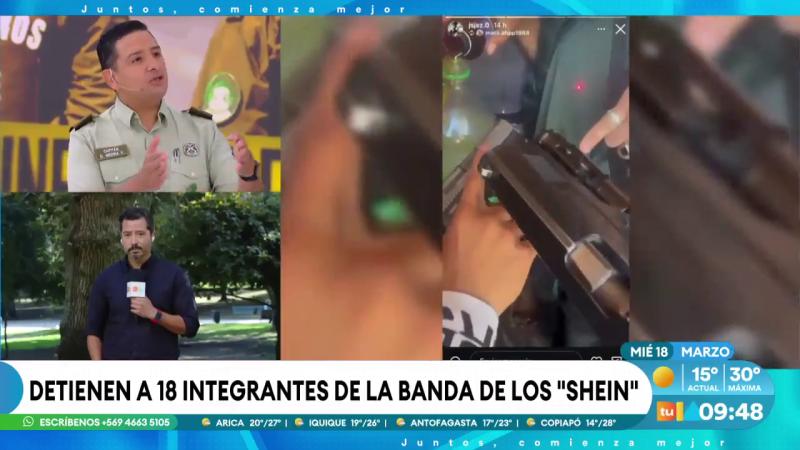 Detienen a 18 integrantes de la banda de "Los Shein"
