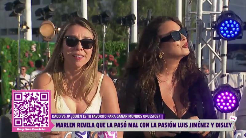 Cecilia Gutiérrez y Marlen Olivari en ¡Hay que Decirlo!