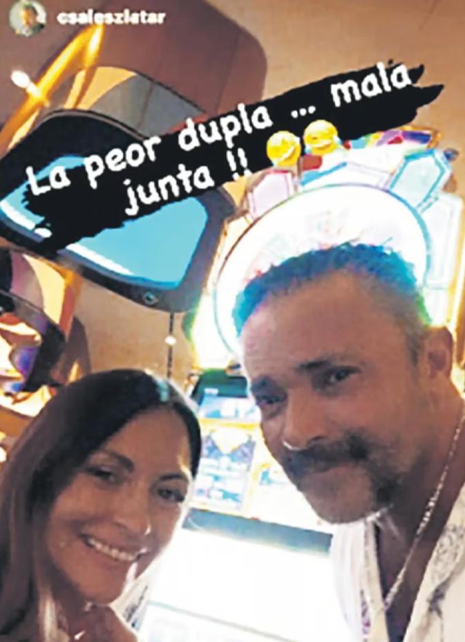Paula Pavic y Cristian Sales en una foto de Instagram