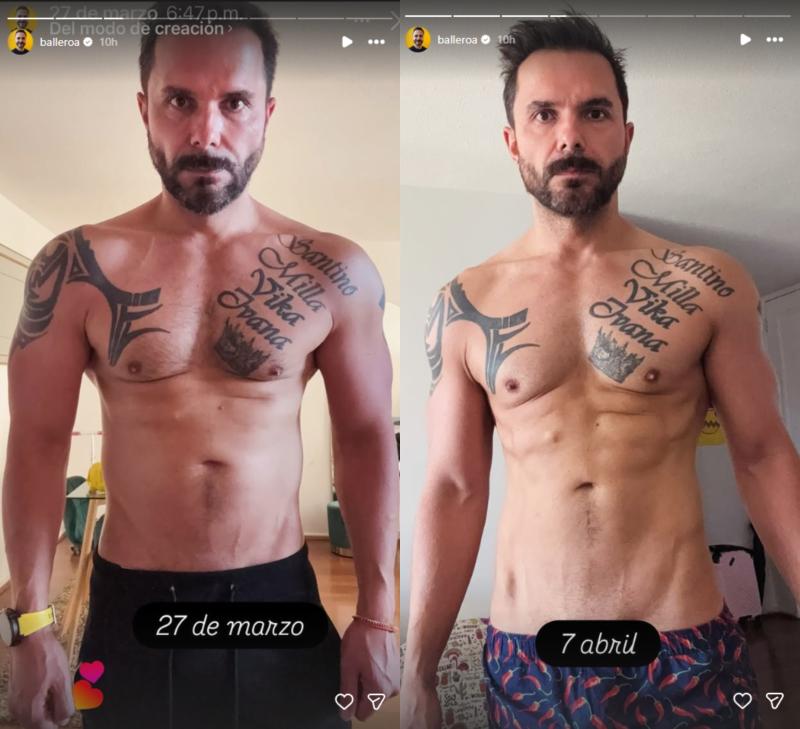 Álvaro Ballero cuenta cómo bajó de peso | Instagram