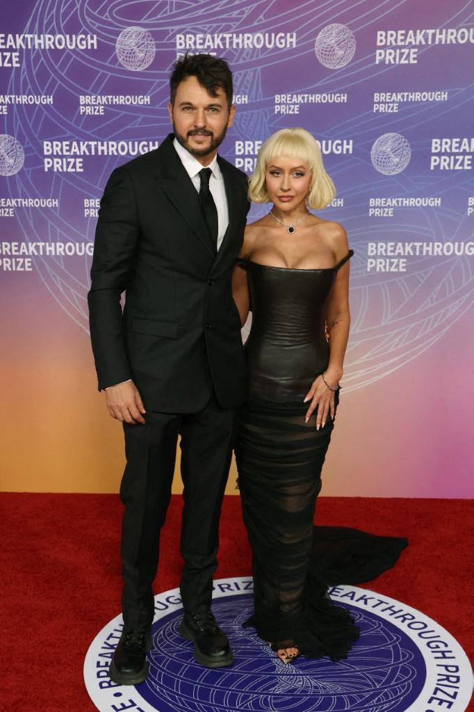 Christina Aguilera and Matthew Rutler | AFP