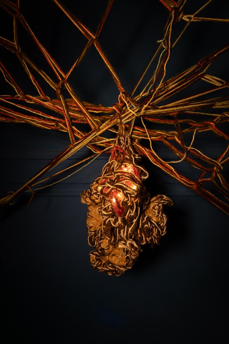 Aracne, Colectivo La Curva. Artes visuales Usach.