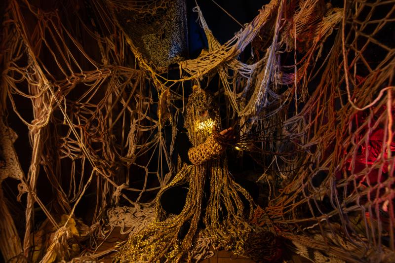 Aracne, Colectivo La Curva. Artes visuales Usach.