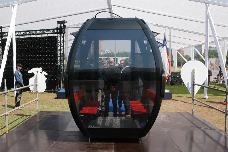 Cabina de Teleférico Bicentenario. Créditos: Agencia UNO.