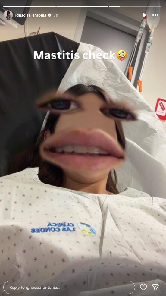 Problema médico de Ignacia Antonia | Instagram