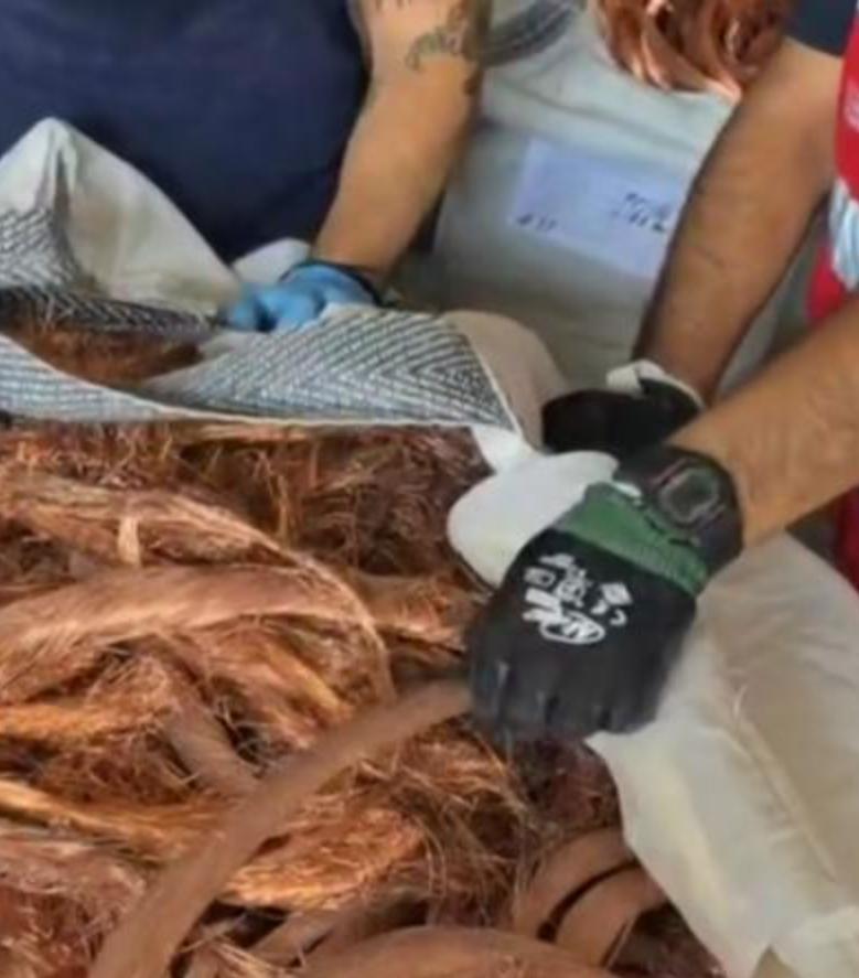 Cobre requisado por PDI tras detención de la banda criminal en la que participaba el hermano de la abogada Helhue Sukni | T13