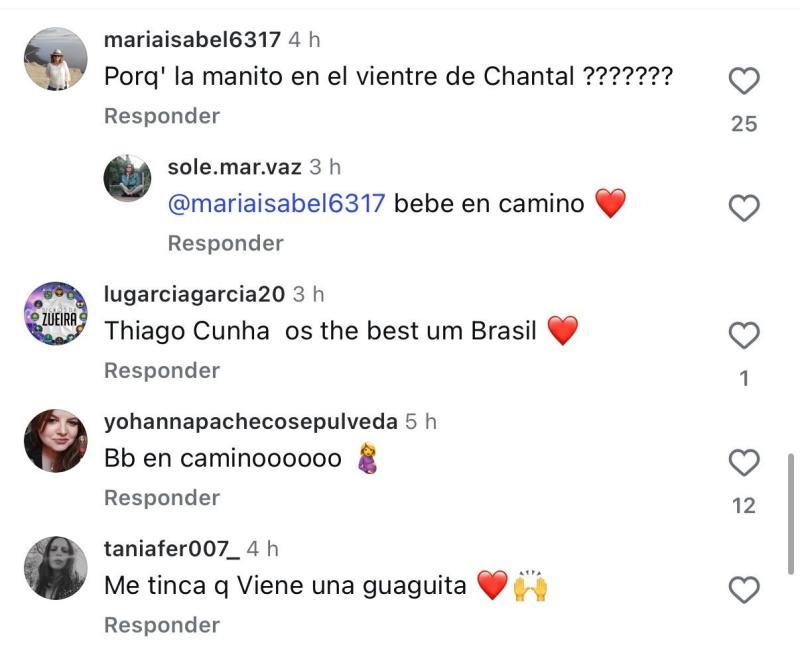 Comentarios por rumores de embarazo | Instagram