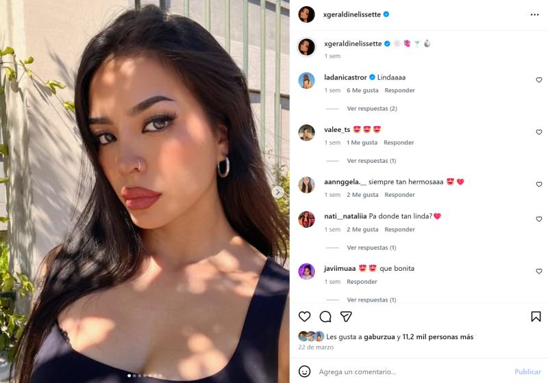Likes de Gabriel Urzúa en post de Geraldine Muñoz | Instagram