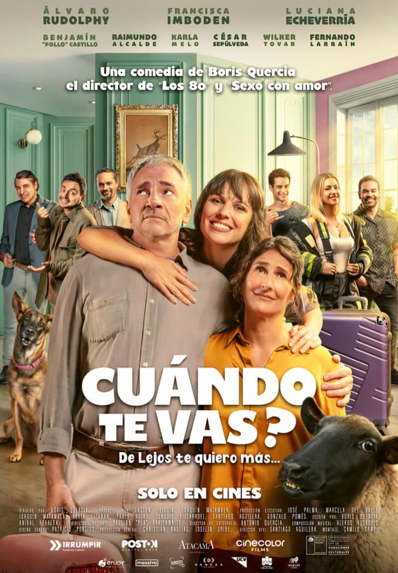 Poster de la película Cuándo Te Vas, protagonizada por Luciana | Captura