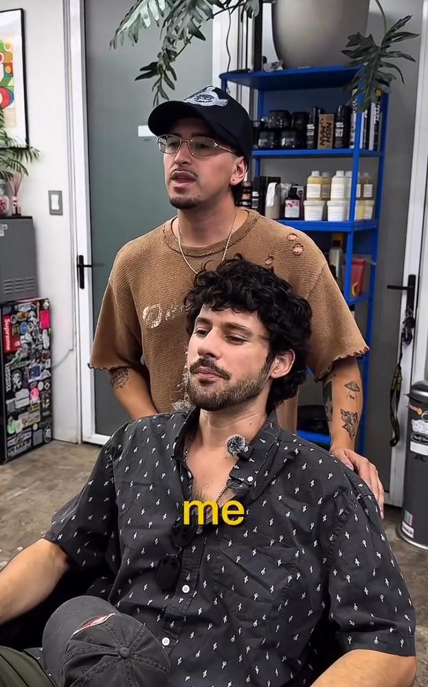 Pedro Campos muestra el antes de su cambio de look | Instagram