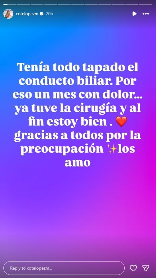 Coté López en Instagram