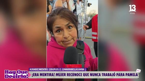 Mujer acusó a Pamela Díaz de despedirla.