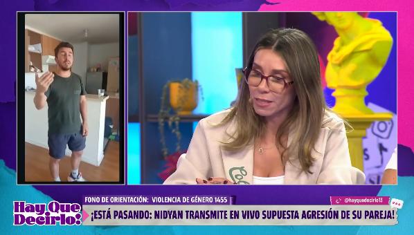 Nidyan Fabregat denuncia violencia intrafamiliar.