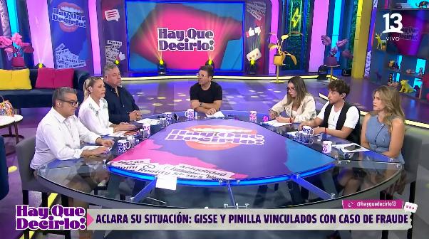 Gissella Gallardo explica su situación judicial junto a Mauricio Pinilla.