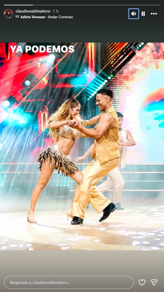 Foto que subió Claudio Valdivia junto a Disley | Instagram