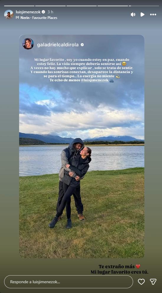 Luis reposteó la publicación que le dedicó Gal | Instagram