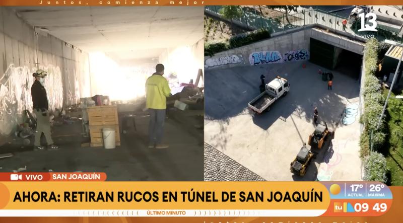 Desalojan toma subterránea en San Joaquín.
