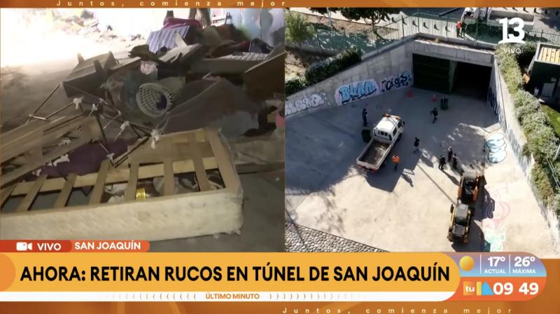 Desalojan toma subterránea en San Joaquín.