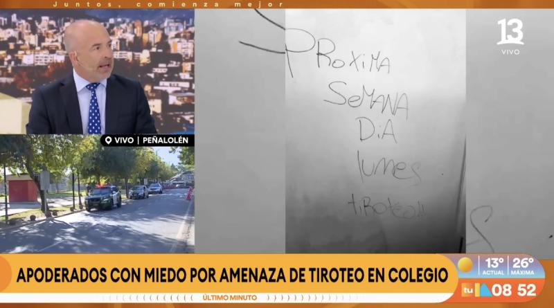 Viña del Mar: estudiante amenaza con hacer "una Calama".