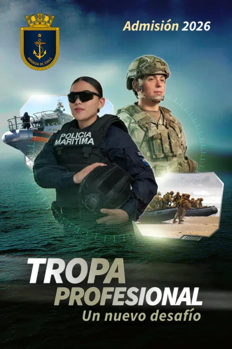 Postula a la Tropa Profesional de la Armada de Chile